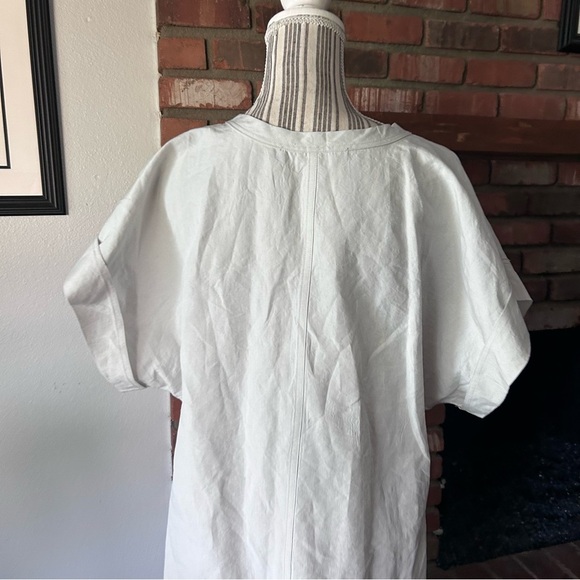 Sofie D’Hoore Ducie Linen Blend Midi Dress in Calcium Sz 40 Large - Picture 11 of 13